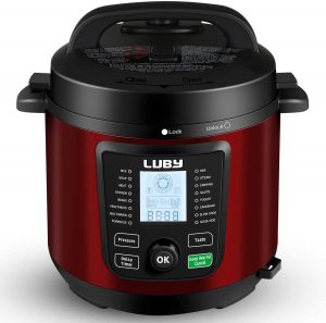 Luby Electric Pressure Cooker 6Qt