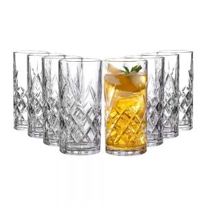 Royalty Art Kinsley Clovelly Tall Highball Glass Cups