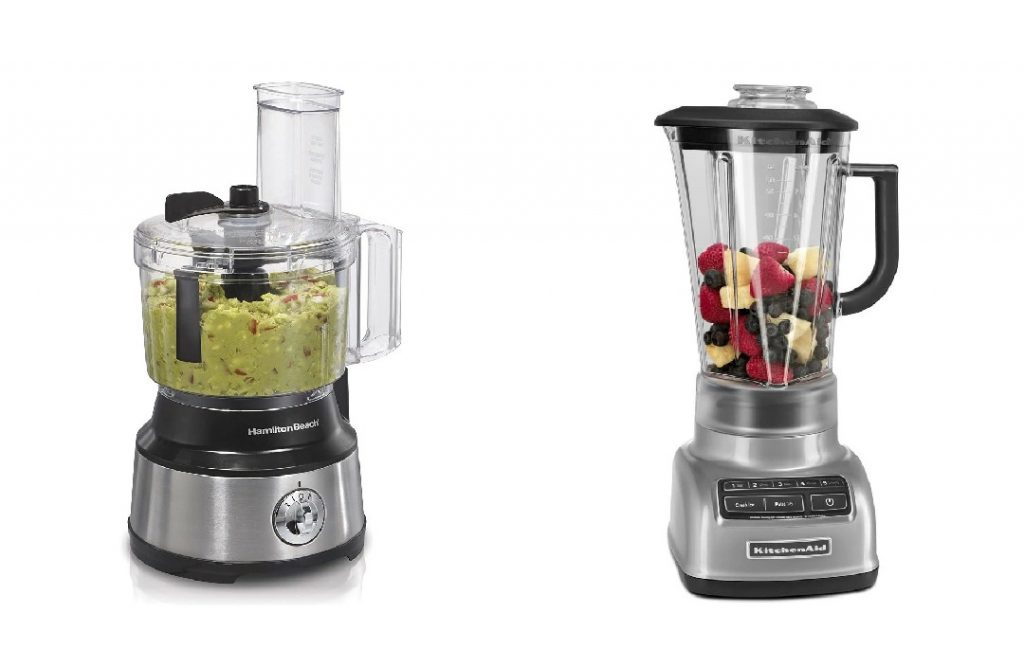 Deference between food processor and blender